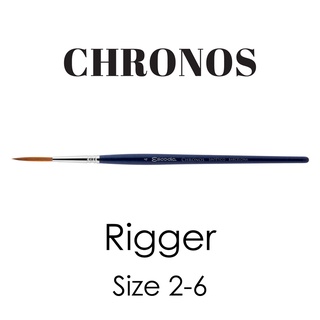 ESCODA พู่กัน สีน้ำ สีอคิลิค สีน้ำมัน หัวเรียว Rigger ขนสัตว์ CHRONOS RIGGER TORAY-R MIX SYNTHETIC S/H E21354XXXX