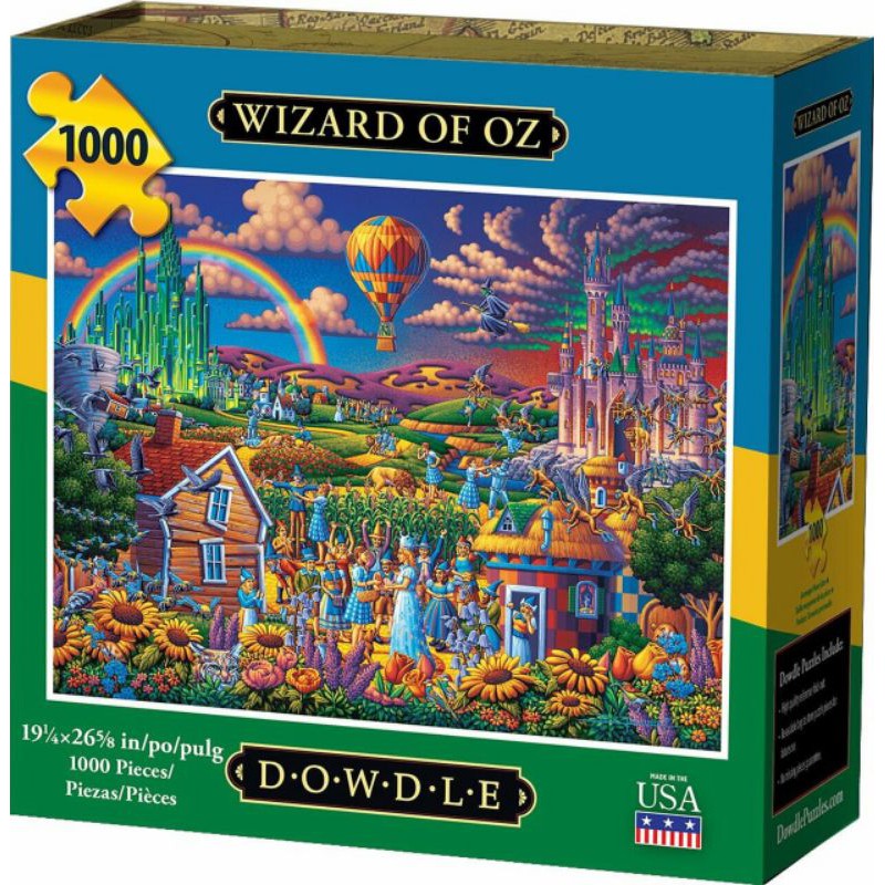 Jigsaw puzzle by DOWDLE  Wizard of oz  1000 pieces จิ๊กซอว์ 1000 ชิ้น