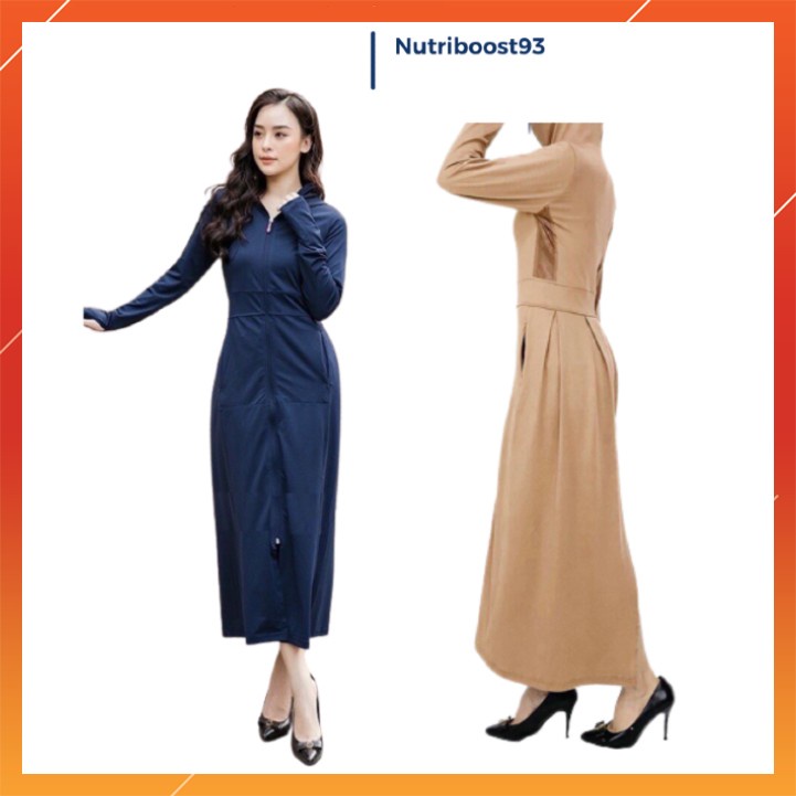 เสื้อกันแดดเต็มตัว 2 ชั้นเย็นสําหรับผู้หญิงพร้อมตะแกรงพร้อมหน้ากากรุ่น 2022 -ป้องกันรังสียูวี