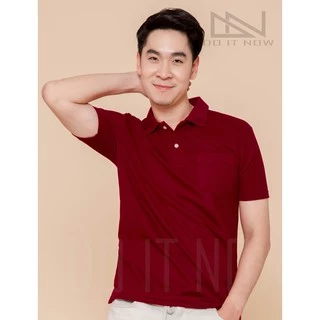 🔥สีแดงเลือดหมู🔥 เสื้อโปโล (ชาย) By Doitnow สินค้าคุณภาพ จากแห่งผลิตโดยตรง!!