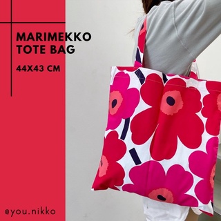 Marimekko totebag ดอกแดง สีsignature