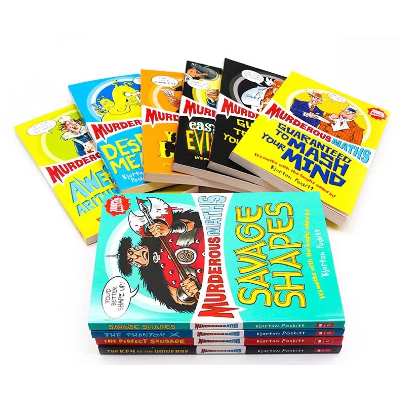 Scholastic Murderous Maths - To the Power of Ten Collection 10 Books Set, Ages: 7-14