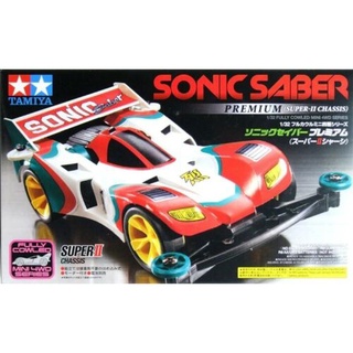 Tamiya 19432 1/32 Mini 4WD ชุดแชสซีรถยนต์ Super II Jr Sonic Saber Premium