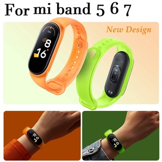 สาย mi band 7 Strap Silicone Replacement สาย mi band 6 , สาย miband 5, สายนาฬิกา mi band 7 Bracelet Wristband