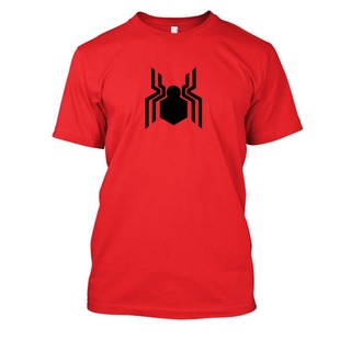 Lint9 {พร้อมส่ง เสื้อยืด ผ้าฝ้าย 100% พิมพ์ลายโลโก้ Spiderman พลัสไซซ์ XS-6XL สําหรับผู้ชาย ใส่เล่นกีฬา ฟิตเนส คริสต์มาส