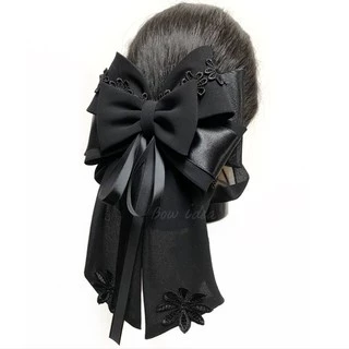 Bow โบว์ติดผม เน็ตติดผม กิ๊บติดผม โบว์ใหญ่ โบว์พยาบาล เครื่องประดับผม แฟชั่น อุปกรณ์ตกแต่งผม ริบบิ้นโบว์ เน็ตคลุมผม