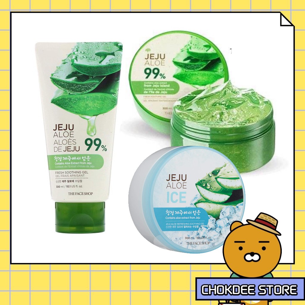 THE FACE SHOP Jeju Aloe Fresh Soothing Gel / Jeju Aloe Ice Fresh