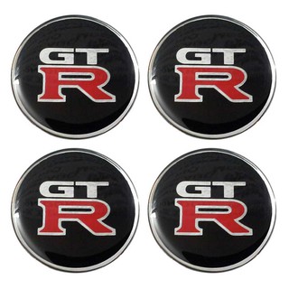 64mm. สติกเกอร์ GTR สติกเกอร์ติดดุมล้อ สติกเกอร์เรซิ่น กว้าง 64 มิล.(6.4เซนติเมตร)