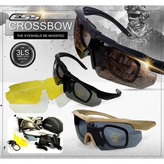 แว่นตา Ess Crossbow กันแดด กันลม สวมใส่ขับขี่จักรยาน มอเตอร์ไซด์ บิ๊กไบค์