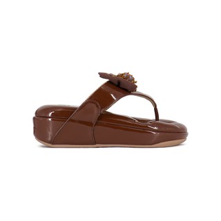 SHU SOFASHOES SWEETCHIC GLOSSY CHOCO รองเท้าแตะหญิง