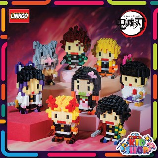 ตัวต่อนาโน ดาบพิฆาตอสูร แบบเฟือง Linkgo Demon Slayer Kimetsu no Yaiba Nanoblock