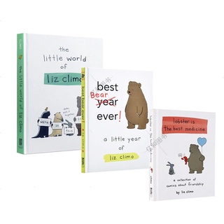 พร้อมส่ง The little world of Liz climo หนังสิอชุด 3 เล่ม ของ Liz climo หนังสือภาษาอังกฤษปกแข็ง