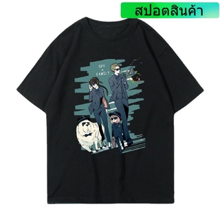 เสื้อยืดฤดูร้อน Spy X Family Spy Play House เสื้อยืดลําลอง แขนสั้น ทรงหลวม สําหรับผู้ชาย ผู้หญิง