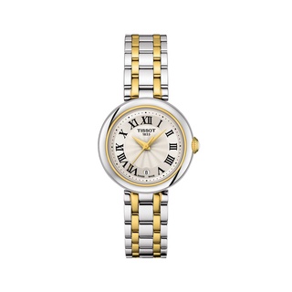 Tissot Bellissima Small Lady ทิสโซต์ เบลลิสซิม่า สมอลล์ เลดี้ สีขาว สีเทา ทองคำ T1260102201300 นาฬิกาผู้หญิง