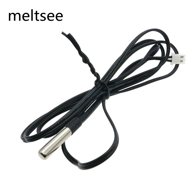 เซนเซอร์วัดอุณหภูมิความแม่นยําสูง NTC 10K 1 เมตร 0 . 5 เมตร ntc 10 k 1% 3950 กันน้ํา 50 ซม. 100 ซม.