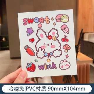 สติ๊กเกอร์ลายการ์ตูน สติ๊กเกอร์ติดขวดน้ำ สติ้กเกอร์ไดคัท ติดเคสโทรศัพท์ ไอแพด ไดอารี่ แก้วน้ำใช้งานง่ายลายน่ารัก Sticker