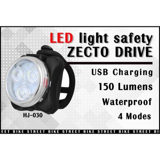 ไฟ LED ZECTO DRIVE รุ่น HJ-030 พร้อมสายรัด+คลิปหนีบ