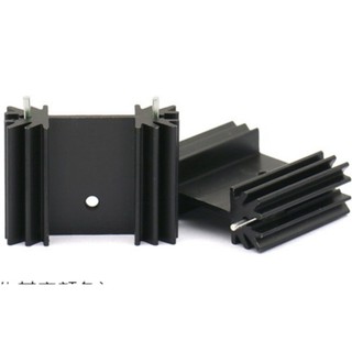 Heat Sink แผ่นระบายความร้อน IC FET Transistor ขนาด 25x34x12 mm