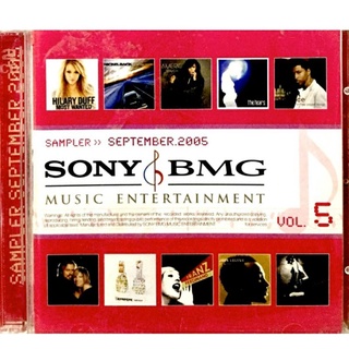 Cdเพลงสากล❤️sony bmg sampler September2005 Vol.5❤️ลิขสิทธิ์แท้ แผ่นใหม่มือ1