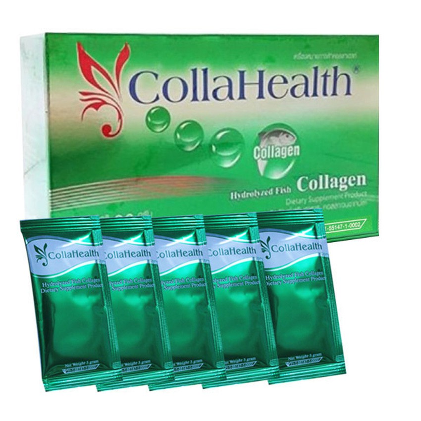 Collahealth Collagen100% คอลลาเฮลท์ (30 ซอง) แก้อาการปวดข้อ เข่า หลัง ของแท้ ราคาถูก!!