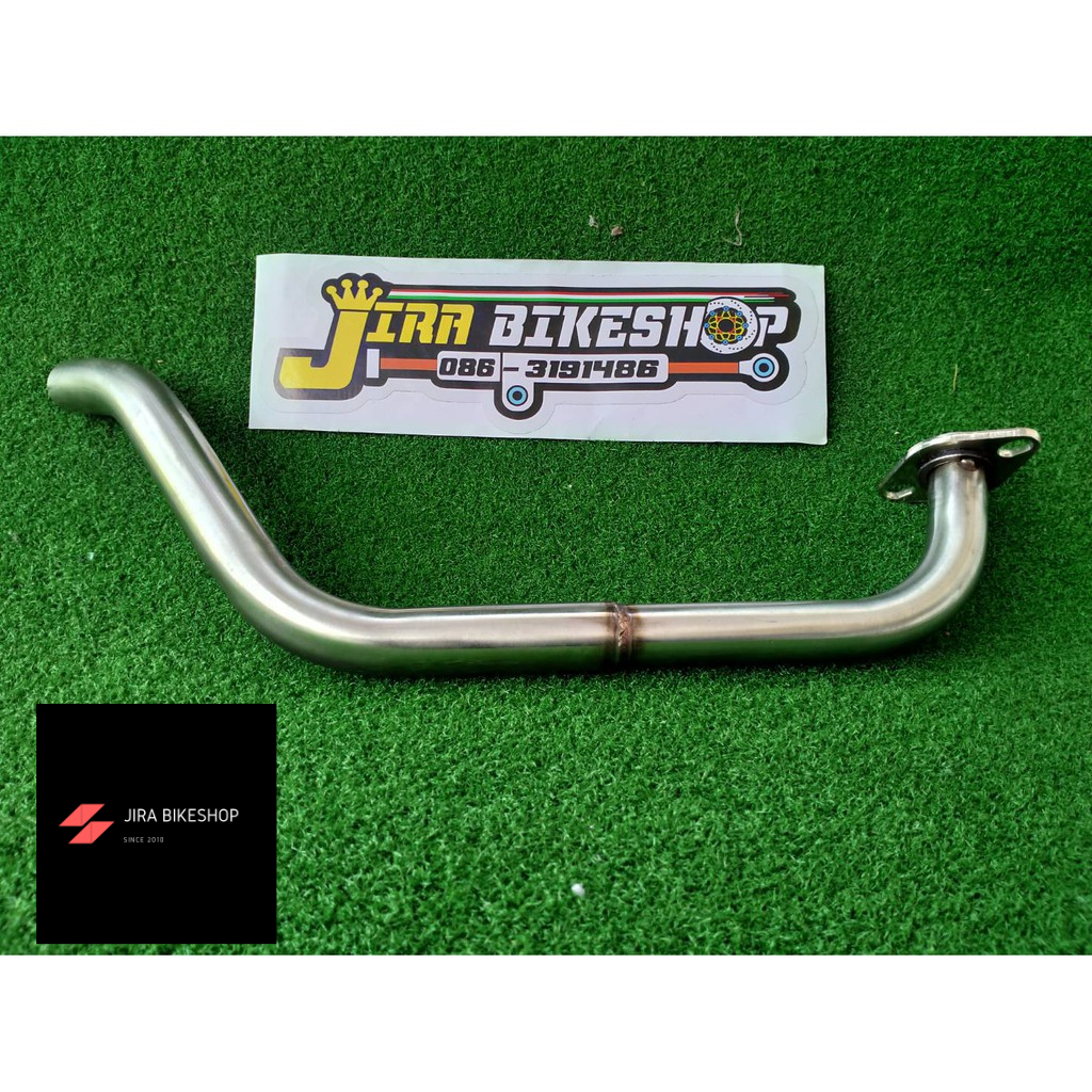 คอท่อแสตนเลส สำหรับ PCX คอดัด + กรวย คอท่อpcx pcx2017 pcx2018 คอท่อ คอเลสpcx