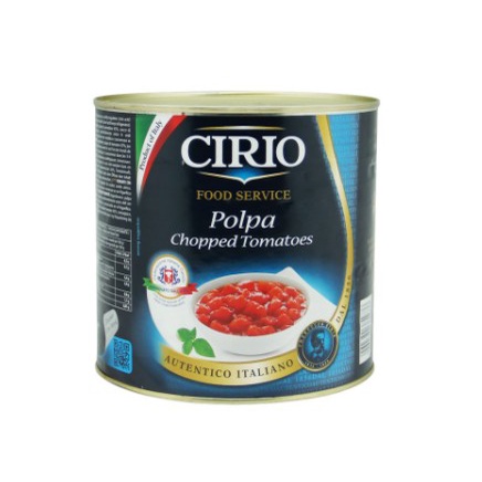 CIRIO CHOPPED Tomatoes 2.55 KG มะเขือเทศ สับหยาบ