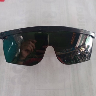 แว่นตากันสะเก็ด แบบปรับขาได้ Safety Goggles แว่นตาเชื่อม แว่นตากรองแสง #219