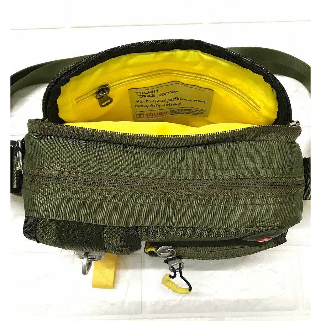 Tough Warrior (S) Size Fashion Men Sling Bag Shoulder Messenger Bag With Metal Lock ราคา ถูกที่สุด ดีลบีเคเค แกลเลอรีภาพที่ 7