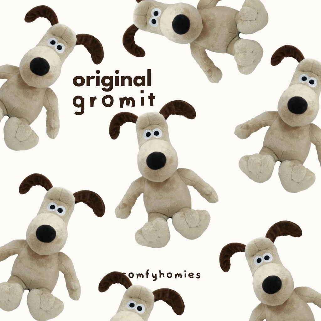 พร้อมส่ง ตุ๊กตาน้องหมาGROMIT/comfyhomies/