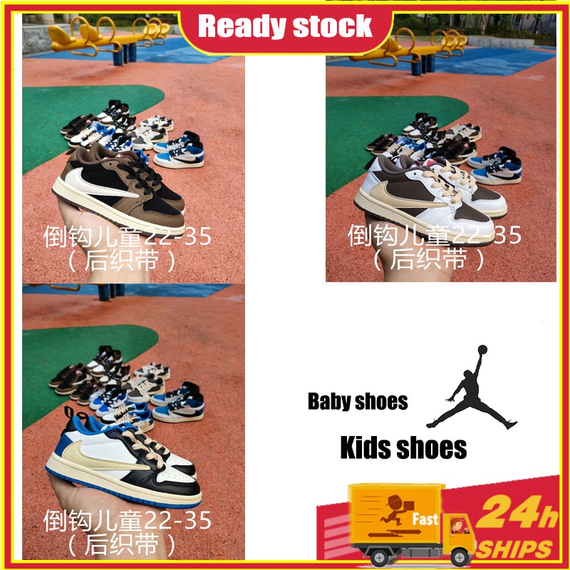 128air jordan 1st generation joint barb รองเท้าผ้าใบ รองเท้าบาสเก็ตบอล สําหรับเด็กผู้ชาย และเด็กผู้หญิง