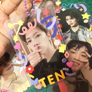 🌟(มี5แบบ)PVC Card Holder/Card Caseกรอบเก็บการ์ด ซองเก็บการ์ดพีวีซีแข็งแถมโซ่ไข่ปลา เฟรมการ์ด เคสการ์ด