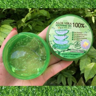 เจลว่านหางจรเข้ 100% พร้อมส่ง Aloe Vera Soothing Gel