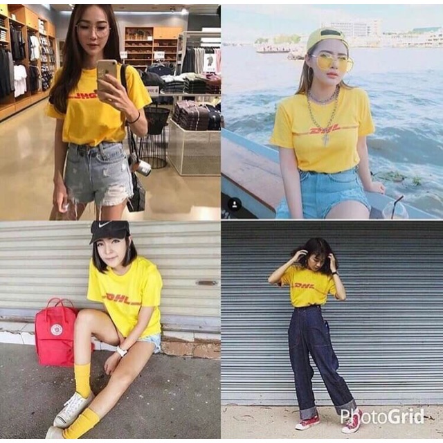 เสื้อยืดDHL