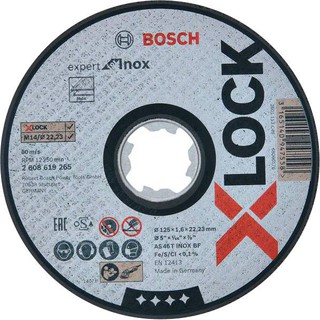 BOSCH ใบตัด5"X1.6mm. Expert Inox X-LOCK 2608619265