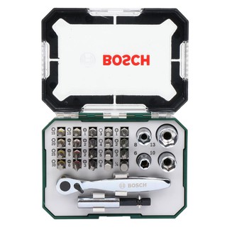 ชุดดอกไขควงและซันบล็อก BOSCH 27 ชิ้น SKU: 1103716