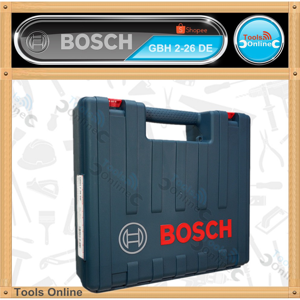 กล่อง BOSCH แท้ 100% กล่องใส่สว่านโรตารี่ GBH 2-26DFR กล่องเก็บสว่าน กล่องเปล่าบอช ของแท้