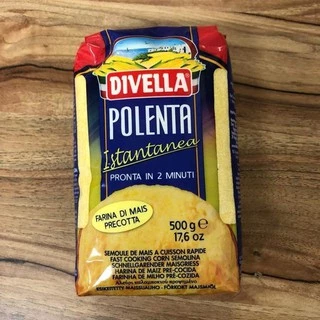 ดีเวลล่า แป้งข้าวโพด โพแลนต้า 500 กรัม - Polenta 500g Divella brand from Italy