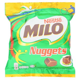 🔥*พร้อมส่ง*🔥 ไมโล นักเก็ตส์ ขนมหวานรสช็อกโกแลต 75กรัม Milo Nuggets Chocolate Flavored Candy 75 grams.