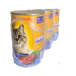 🔥*พร้อมส่ง*🔥 เพ็ทส์เฟรนด์ อาหารแมว รสทูน่า 400 กรัม X 3 ซอง Petz Friend Cat Food Tuna 400 g x 3