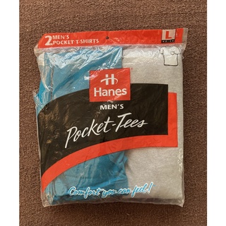 🔥1997’s Hanes Pocket T-shirt Dead Stock  ตะเข็บเดี่ยวทั้งตัว / Honduras