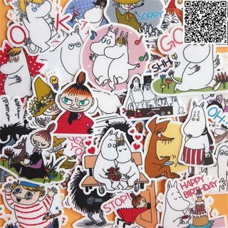 พร้อมส่ง !!! สติกเกอร์  Sticker Moomin มูมิน สำหรับติดรถยนต์/ สเก็ตบอร์ด/ โทรศัพท์/ แล็ปท็อป