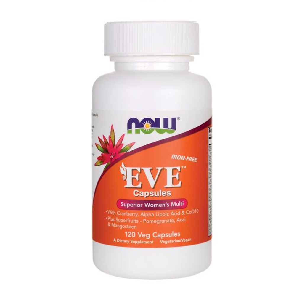 NOW Foods Eve Capsules Superior Multivitamins for Women / 120 Veg ...