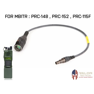 Ops Core - Modular PTT RADIO CABLE [ for Motorola XTS-3000 Series ] [ BLACK ]