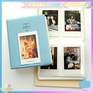 (Cha) อัลบั้มเก็บรูปภาพโพลารอยด์ แบบ 64 ช่อง สำหรับ FujiFilm