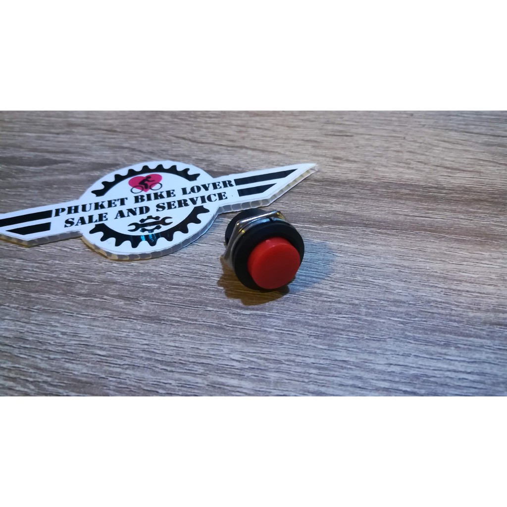 #ซ่อมกีตาร์ สวิตช์กดติดปล่อยดับ ทำ Kill Switch ได้ ขนาด 16mm No Lock Self-reset Switch Push Button