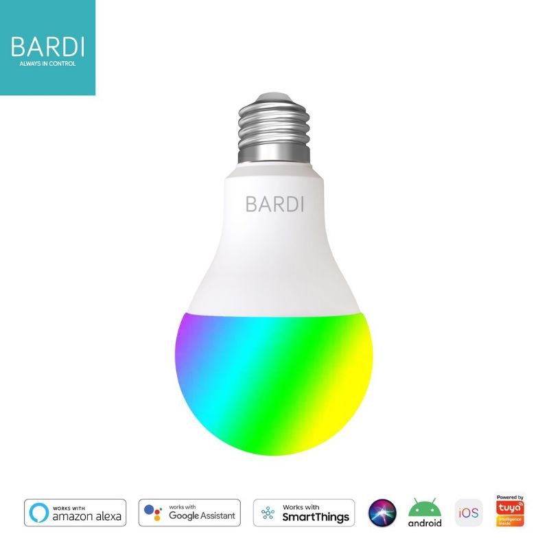 Bardi 9W BARDI 12W BARDI หลอดไฟอัจฉริยะ RGBWW 12W Wifi ไร้สาย IoT - Home Automation