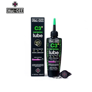 น้ำมันหยอดโซ่ Muc-Off C3 Ceramic Lube มีไฟตรวจเช็คการหยอดโซ่ในกล่อง