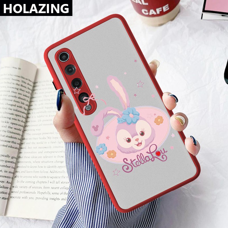 SIMao Custodia Con Cordino Per Xiaomi Mi 9 Lite / Mi A3 Lite - Cover Trasparente Antiurto In Silicone TPU, Cordino Regolabile, Rosa