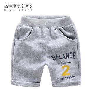 Mofaner กางเกงขาสั้น ผ้ายืด สีพื้น สําหรับเด็กผู้ชาย ผู้หญิง อายุ 1-8 ปี - XK1405