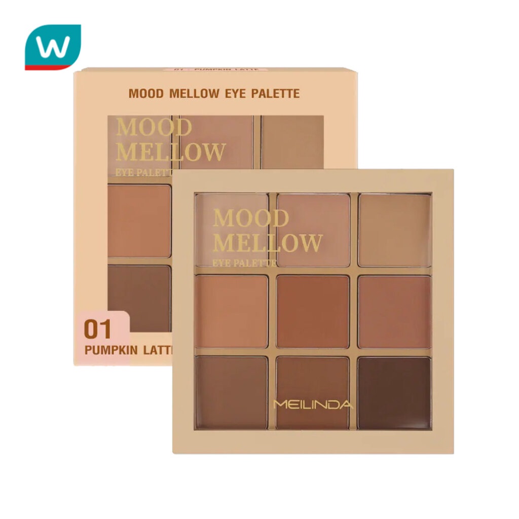 Meilinda เมลินดา มู้ด เมลโลว์ อาย พาเลท 5.85ก. 01 พัมพ์กิน ลาเต้